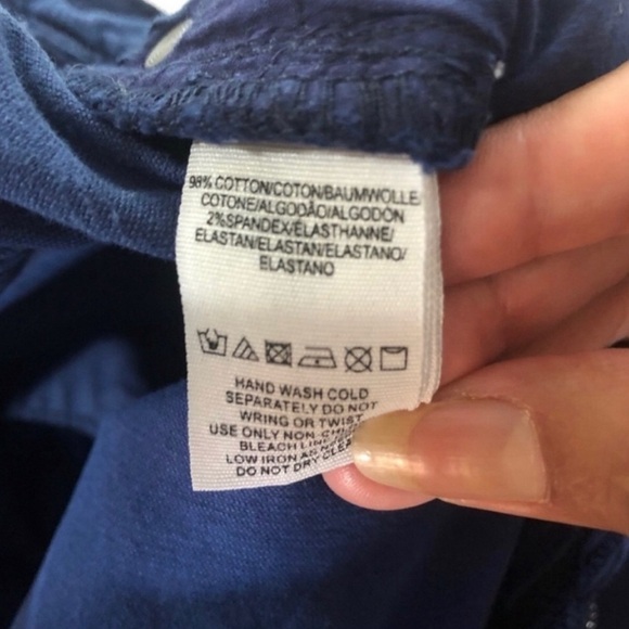 Free People royal blue corduroy low cut jeans S:27 - Picture 9 of 13